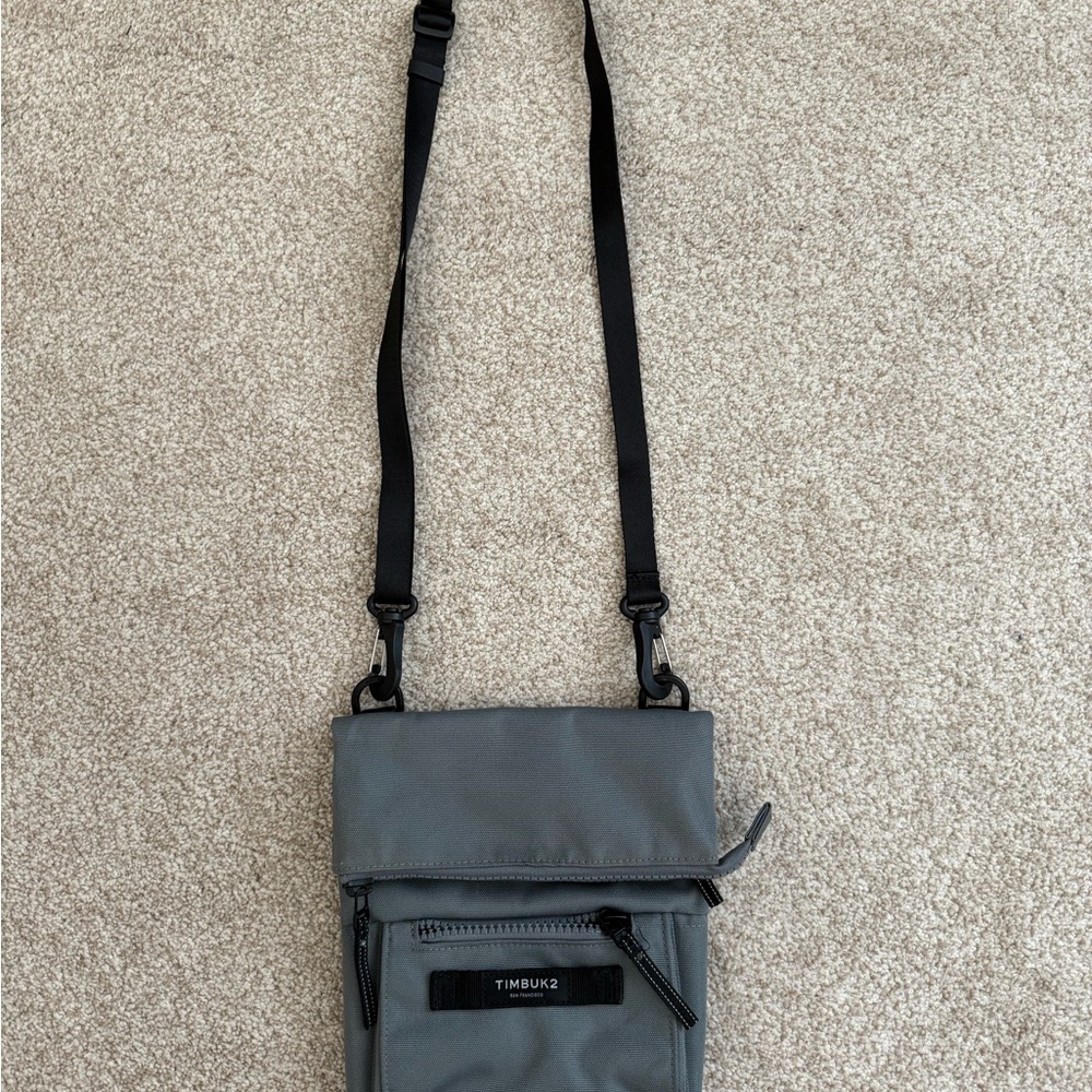 Timbuk2 Gray and Black Messenger Bag
